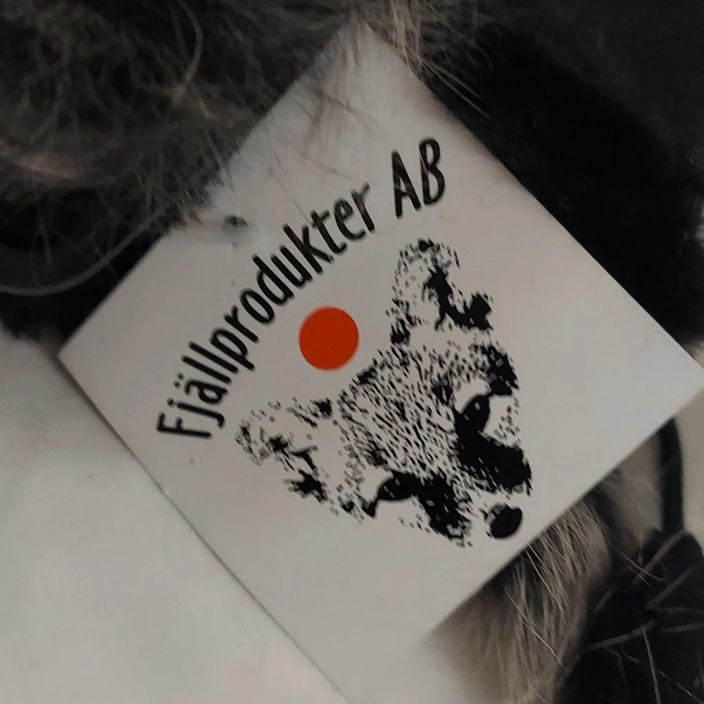 Fjallprodukter AB Swedish Black Suede Fingerless Gloves NWT
